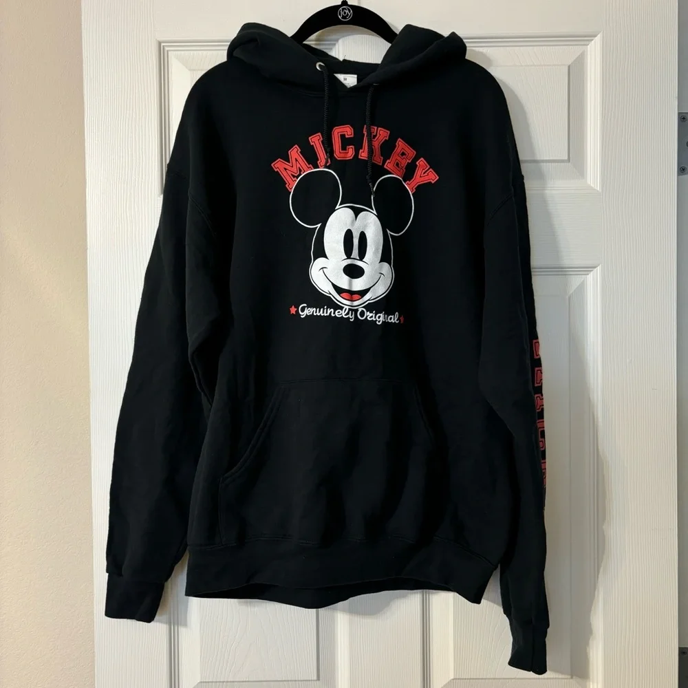 Disney Mickey Mouse Genuinely Original Pullover Hoodie, Black size M - Picture 1 of 7